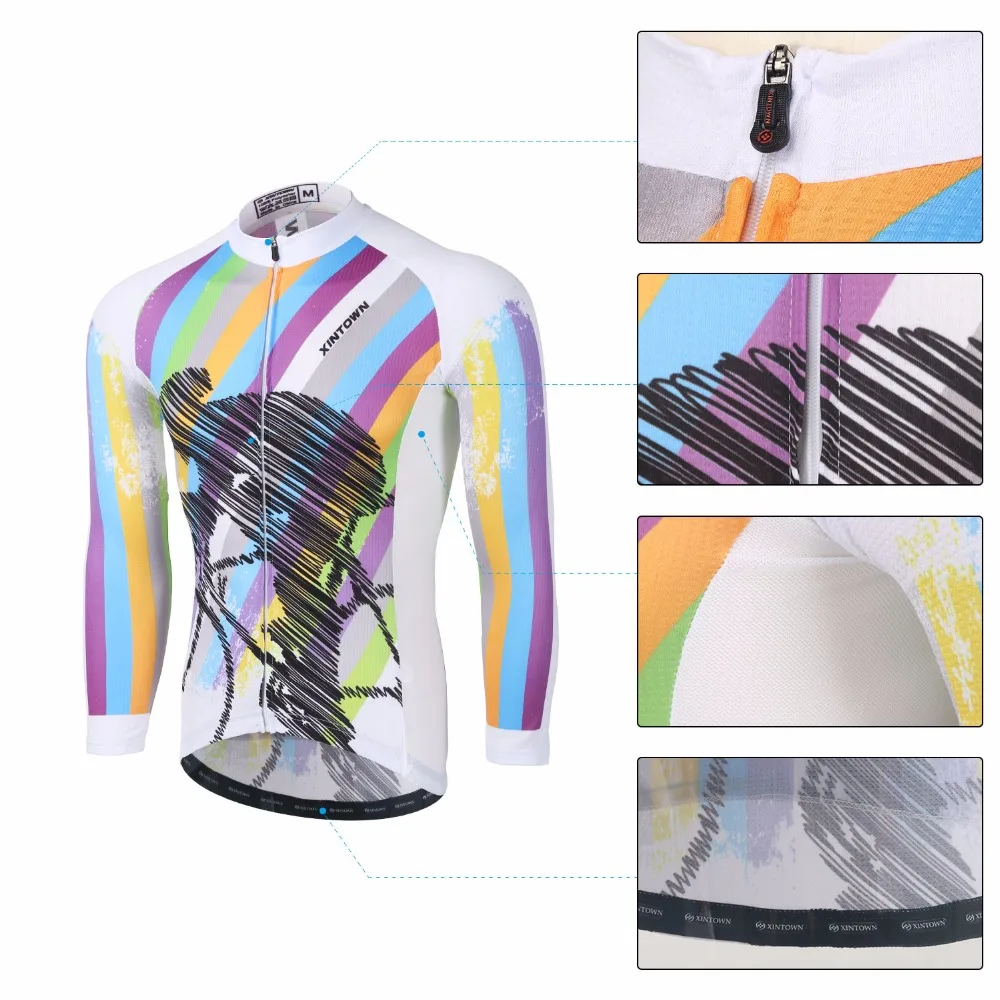 Autumn Cycling Jersey for Men Long Sleeve Breathable Bicycle Jerseys Maillot Ciclismo Tops + Pants with Pad Males Bike Wears
Autumn Cycling Jersey for Men Long Sleeve Breathable Bicycle Jerseys Maillot Ciclismo Tops + Pants with Pad Males Bike Wears