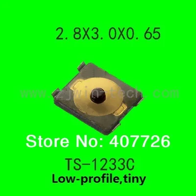 100pcs/lot 12V push button switch momentary tact witch SMD 2.8x3x0.65 for Iphone4s
100pcs/lot 12V push button switch momentary tact witch SMD 2.8x3x0.65 for Iphone4s