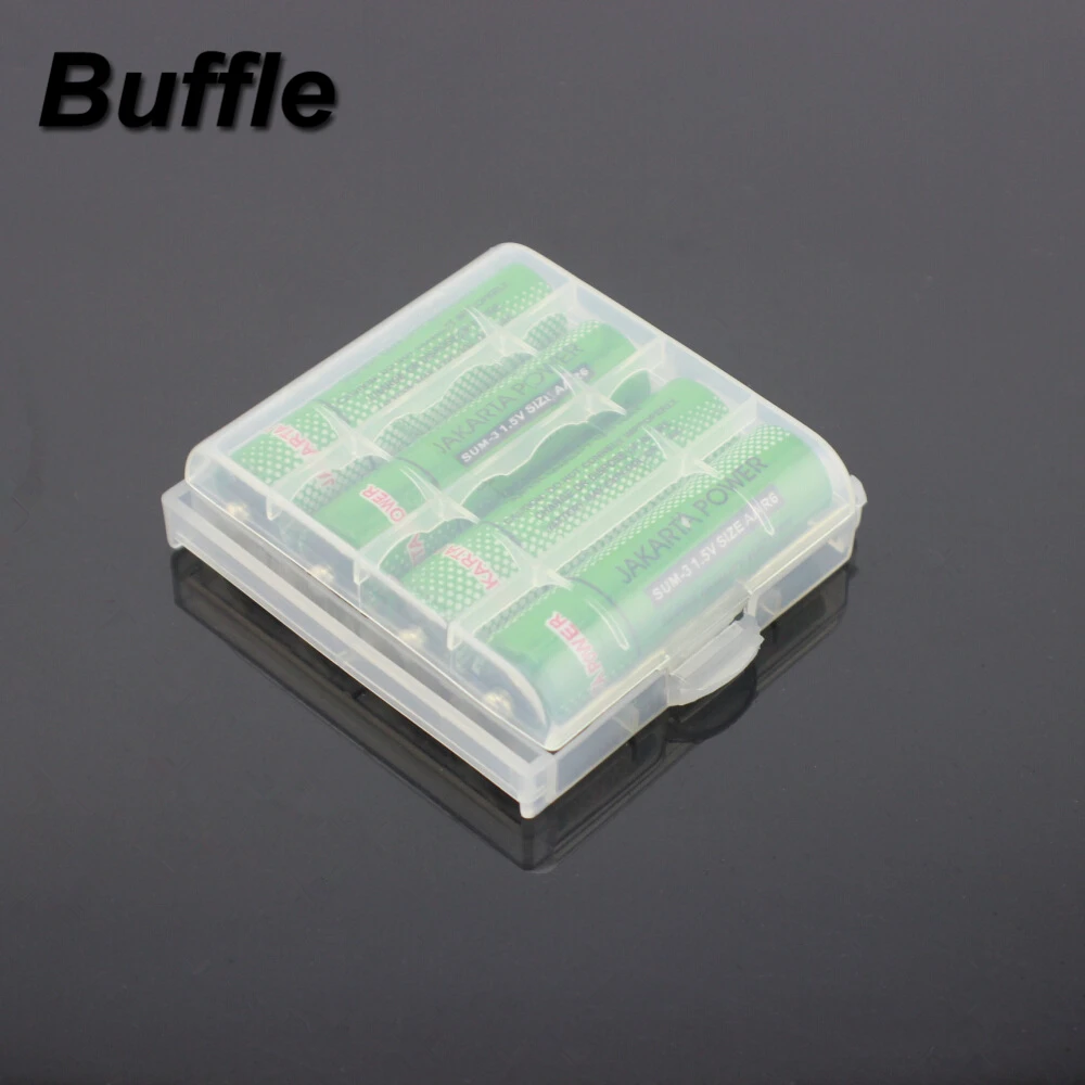 

1x AA/AAA/14500 Battery Hard Plastic Storage Box Coloful Protect Case for 5/7 Alkaline Cells Useful Container with Hook Holder