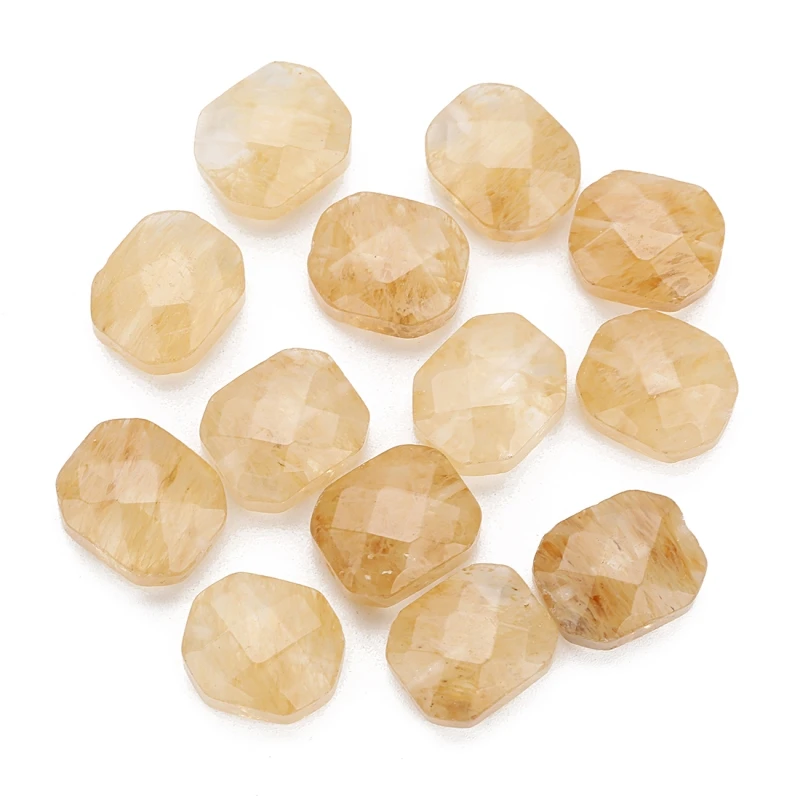1strand/lot Rutilated Quartz Divergent Crystal Yellow Hairstone 15x18mm Facerted Bezel Precious Nature Stone Jewelry Making Bead
1strand/lot Rutilated Quartz Divergent Crystal Yellow Hairstone 15x18mm Facerted Bezel Precious Nature Stone Jewelry Making Bead