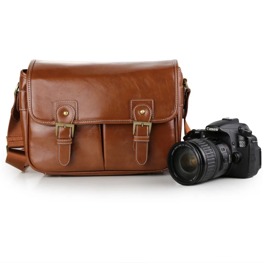 Retro PU Leather Waterproof DSLR SLR Camera Case DV Shoulder Bag For Nikon Canon Sony Casual fashion Bags
Retro PU Leather Waterproof DSLR SLR Camera Case DV Shoulder Bag For Nikon Canon Sony Casual fashion Bags