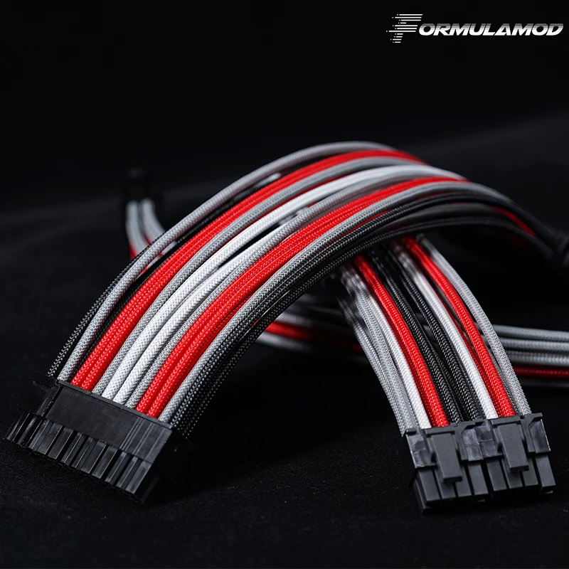 FormulaMod Fm-CableKit-04, 18AWG Extension Cable Kits, Including ATX 24Pin*1 PCI-E 8PIN*2 CPU 8PIN*1 Comb Set
FormulaMod Fm-CableKit-04, 18AWG Extension Cable Kits, Including ATX 24Pin*1 PCI-E 8PIN*2 CPU 8PIN*1 Comb Set