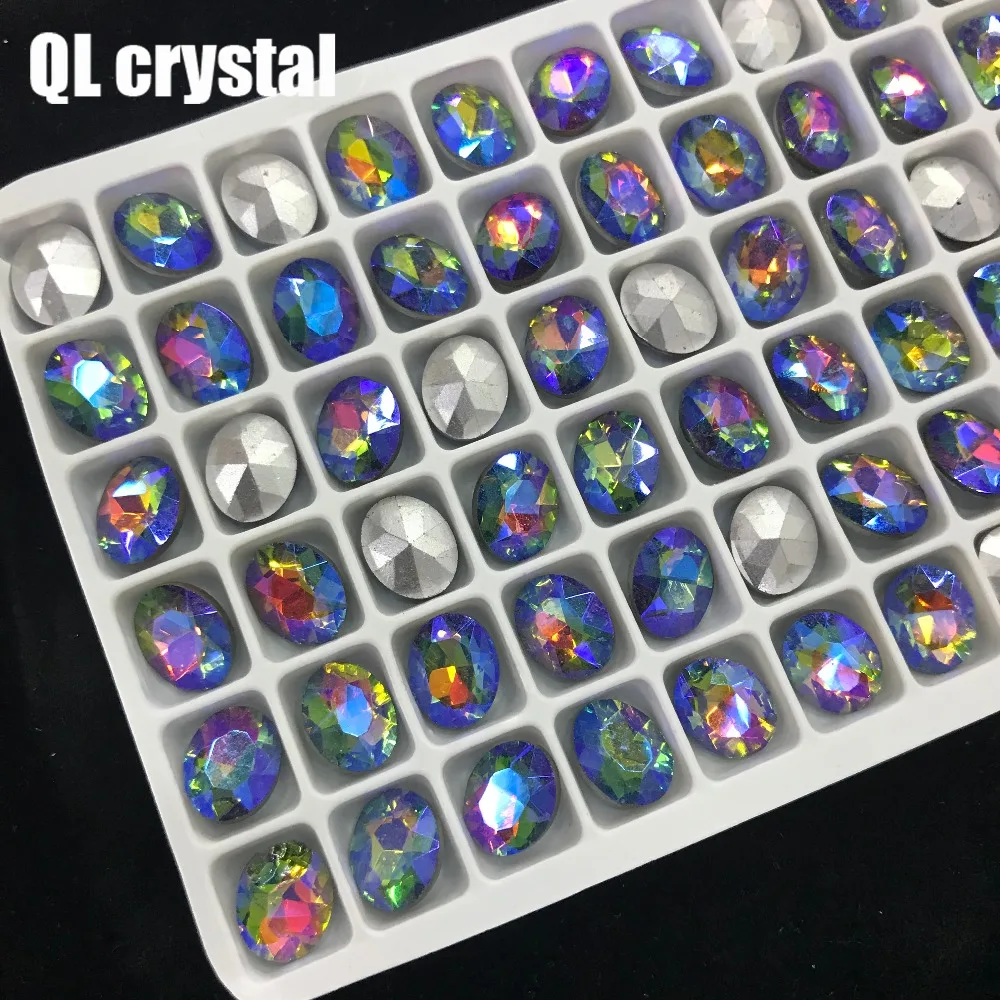 QL Crystal ALL SIZE Oval Pointback Crystal Rhinestone High Quality for Jewelry Making DIY Accessories
QL Crystal ALL SIZE Oval Pointback Crystal Rhinestone High Quality for Jewelry Making DIY Accessories