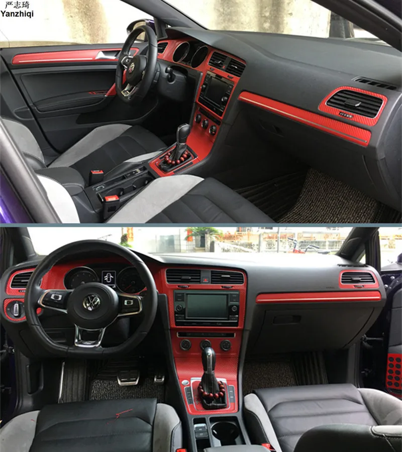Interior Central Control Panel Carbon Fiber Protection Stickers And Decals Car styling For VW Volkswagen Golf 7 MK7 Accessories
Interior Central Control Panel Carbon Fiber Protection Stickers And Decals Car styling For VW Volkswagen Golf 7 MK7 Accessories