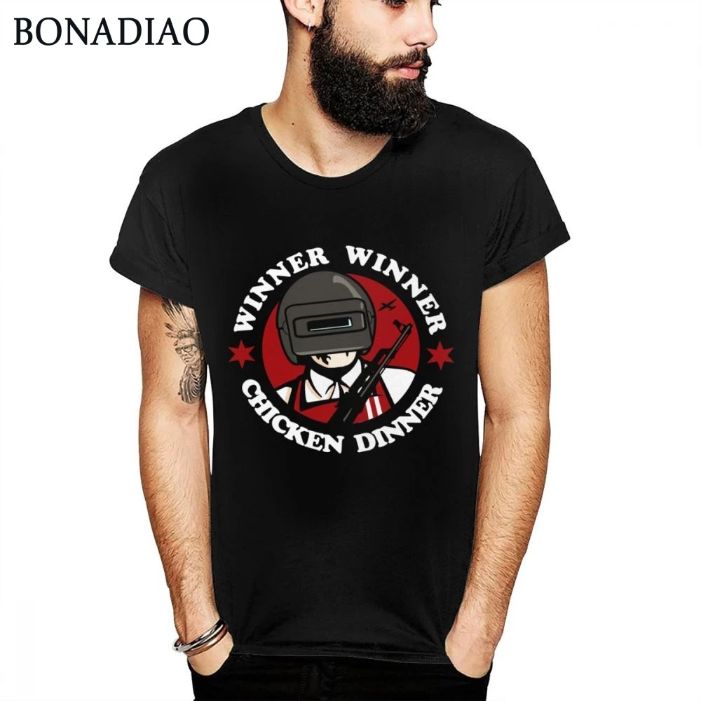 PUBG Game T-shirt Summer Man Level 3 Helmet Player Unknown's Battlegrounds Winner Chicken Dinner T Shirt 100% Cotton
PUBG Game T-shirt Summer Man Level 3 Helmet Player Unknown's Battlegrounds Winner Chicken Dinner T Shirt 100% Cotton
