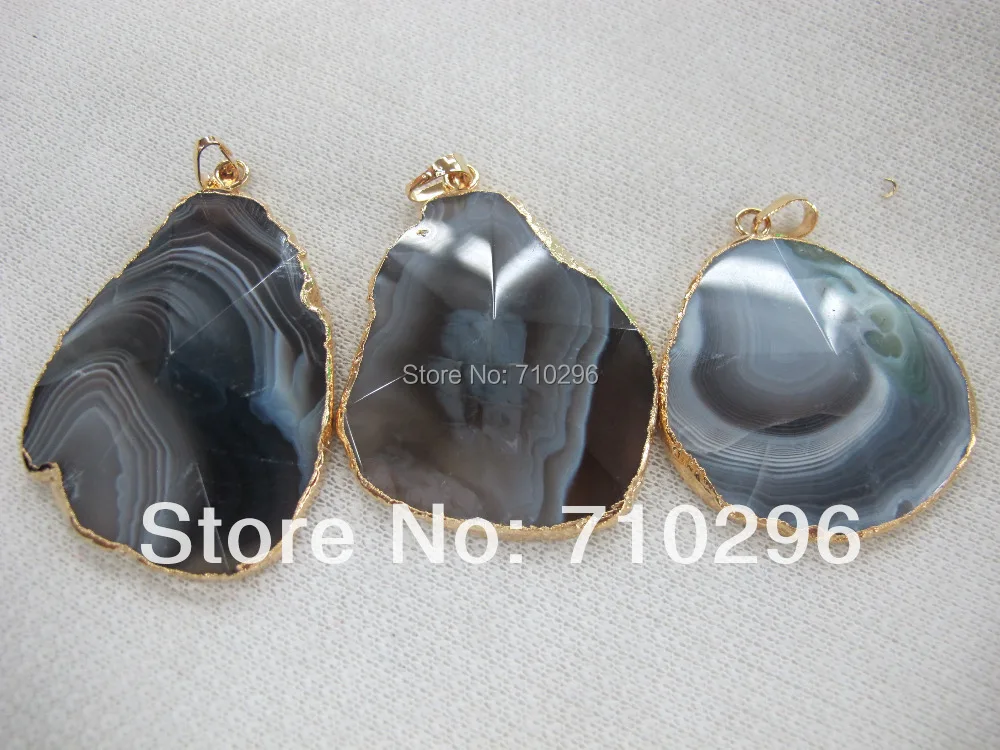 Natural Botswana Stone Point pendant with gold lobster bead Gem stone Pendant 5pcs
Natural Botswana Stone Point pendant with gold lobster bead Gem stone Pendant 5pcs