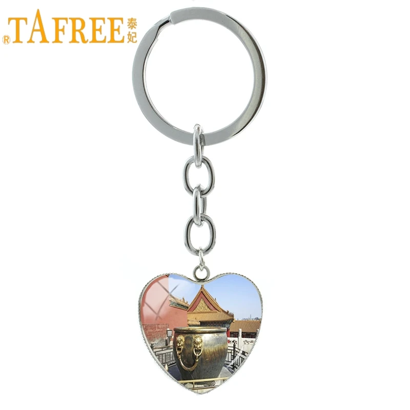 TAFREE The Palace Museum picture heart pendant keychain Beautiful Forbidden City keychain souvenir keyring jewelry GG14
TAFREE The Palace Museum picture heart pendant keychain Beautiful Forbidden City keychain souvenir keyring jewelry GG14