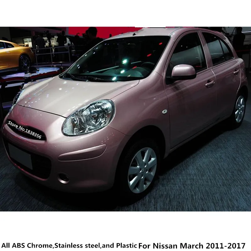 For Nissan March 2011 2012 2013 2014 2015 2016 2017 Car Body Front Head Light Lamp Hood Molding Frame ABS Chrome Cover Trim 2pcs
For Nissan March 2011 2012 2013 2014 2015 2016 2017 Car Body Front Head Light Lamp Hood Molding Frame ABS Chrome Cover Trim 2pcs