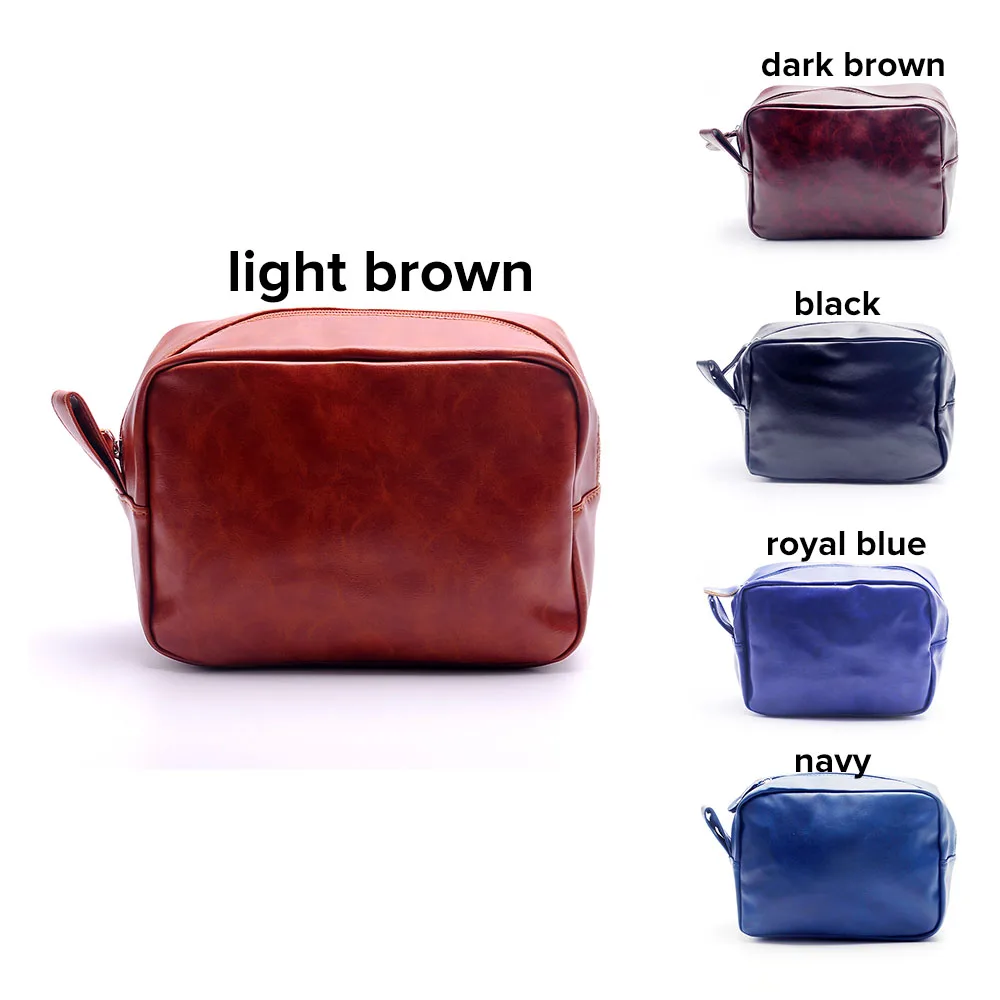 Wholesale PU Faux Leather Men's Shaving Bag DOM113137 Toiletry Bag Men Groom Cosmetic Bag
Wholesale PU Faux Leather Men's Shaving Bag DOM113137 Toiletry Bag Men Groom Cosmetic Bag