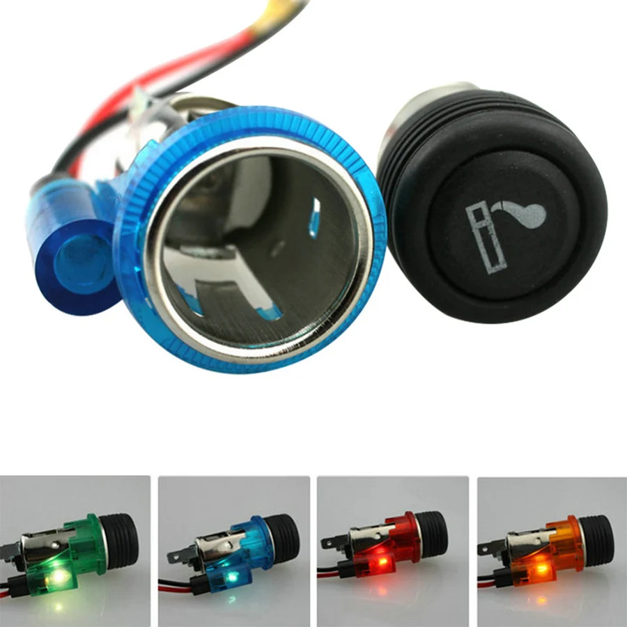 12V Waterproof Car Motorcycle Cigarette Lighter Power Socket Plug Outlet 4 Colors/set
12V Waterproof Car Motorcycle Cigarette Lighter Power Socket Plug Outlet 4 Colors/set