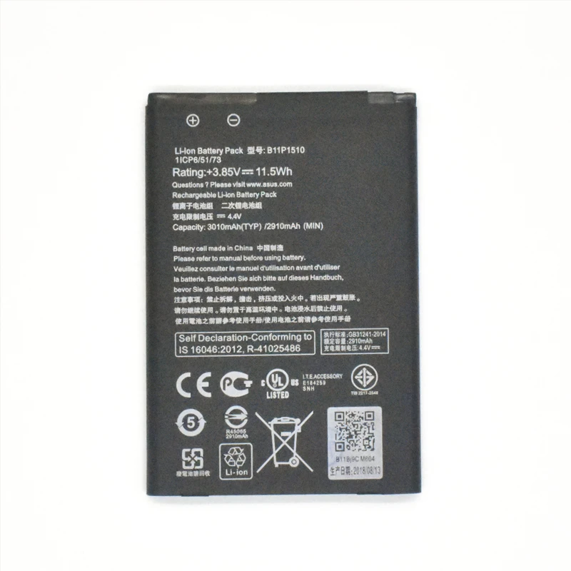 Оригинальный аккумулятор Hekiy ZB551KL для телефона ASUS ZenFone Go TV X013DB 3010 мАч B11P1510