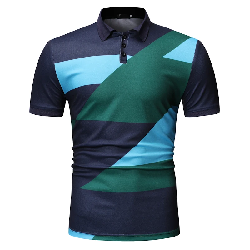 Men's New Polo Shirt Summer Business Casual Contrast Color Printed Polo Men
Men's New Polo Shirt Summer Business Casual Contrast Color Printed Polo Men