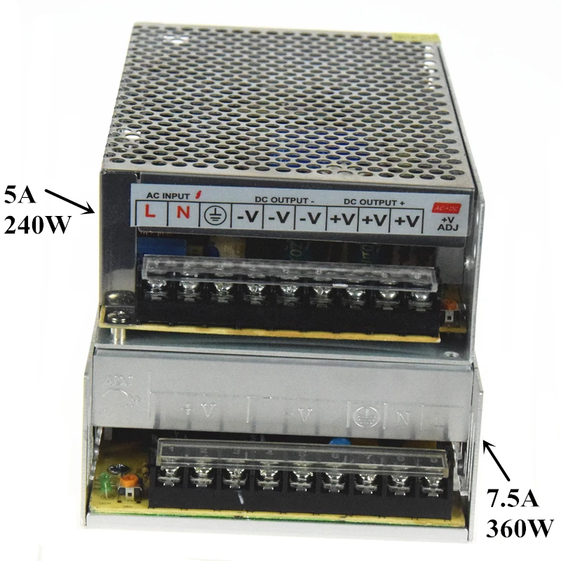 AIFENG Lighting Transformer AC220V 110V To DC48V Led Driver Switch Power Supply Adapter 240W 360W For Led Strip Mechanical Motor
AIFENG Lighting Transformer AC220V 110V To DC48V Led Driver Switch Power Supply Adapter 240W 360W For Led Strip Mechanical Motor