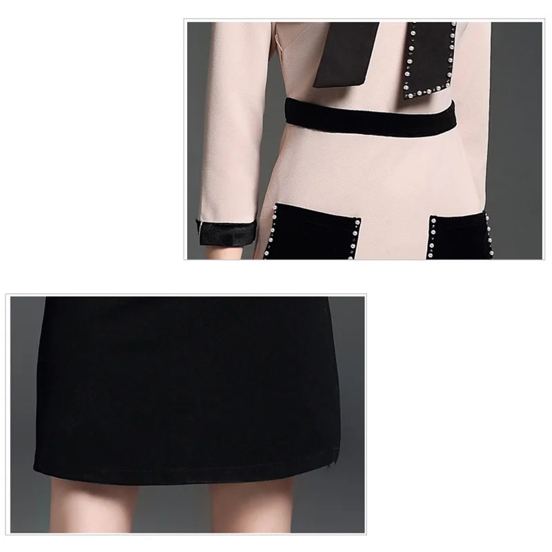 Willstage Women Dress Beading Long Sleeve Bow Lace up A-Line Dresses Pockets High quality OL Wear New 2019 Winter Vestido
Willstage Women Dress Beading Long Sleeve Bow Lace up A-Line Dresses Pockets High quality OL Wear New 2019 Winter Vestido