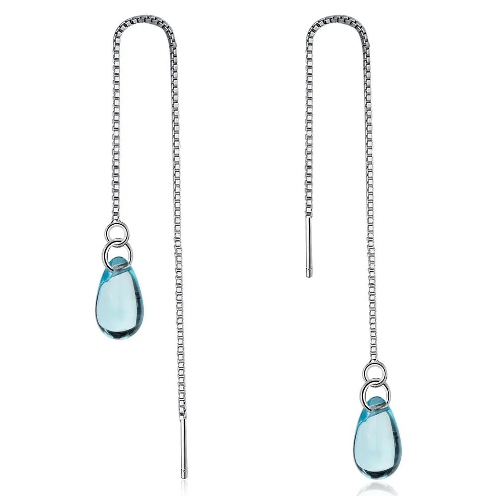 XIYANIKE Silver Color Ear line Earrings Blue Water Drop Fashion Wedding Jewelry For Women Statement Jewelry Gift VES7152
XIYANIKE Silver Color Ear line Earrings Blue Water Drop Fashion Wedding Jewelry For Women Statement Jewelry Gift VES7152