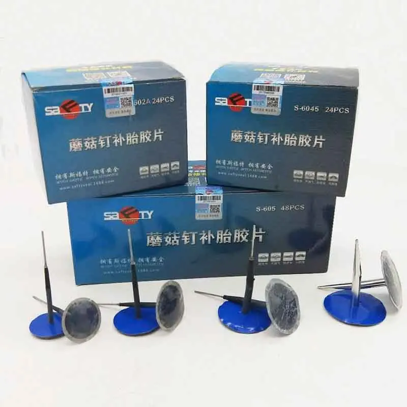 Tyre Puncture Repair Wired 3mm 6mm Plug Patch Mushroom Car Van Quad Trike tubeless tire repair kit garage tools Tire patch
Tyre Puncture Repair Wired 3mm 6mm Plug Patch Mushroom Car Van Quad Trike tubeless tire repair kit garage tools Tire patch