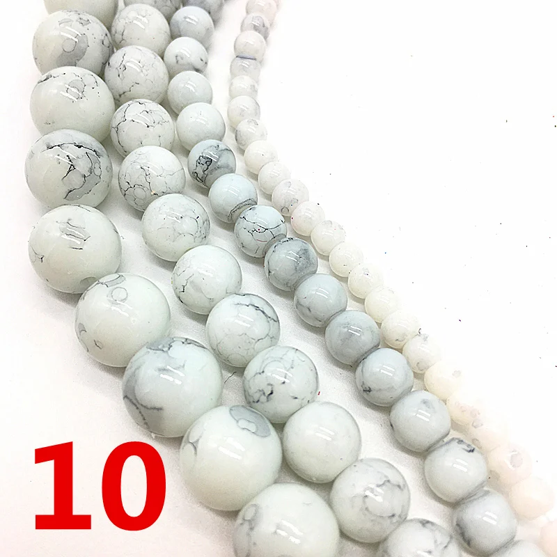 NEW 4 /6 /8 /10 mm White Chic Glass Loose Spacer Charm Beads Pattern DIY Jewelry Making Accessory
NEW 4 /6 /8 /10 mm White Chic Glass Loose Spacer Charm Beads Pattern DIY Jewelry Making Accessory