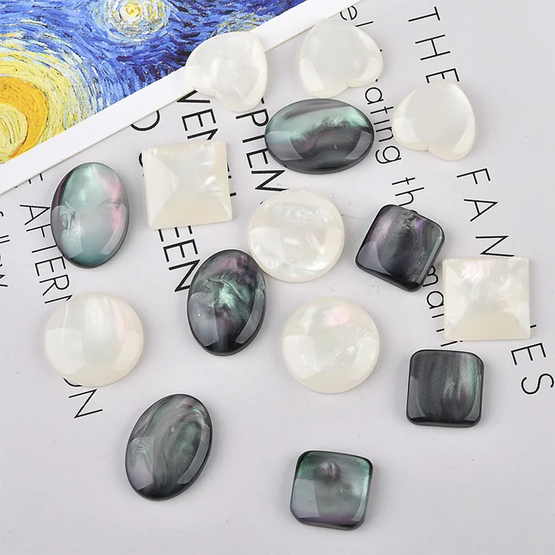 Wholesale 100pcs/Lot Flatback Oval Round Square Heart Shape Acrylic Resin Cabochons Ornament Accessories Jewelry Cameo Craft
Wholesale 100pcs/Lot Flatback Oval Round Square Heart Shape Acrylic Resin Cabochons Ornament Accessories Jewelry Cameo Craft