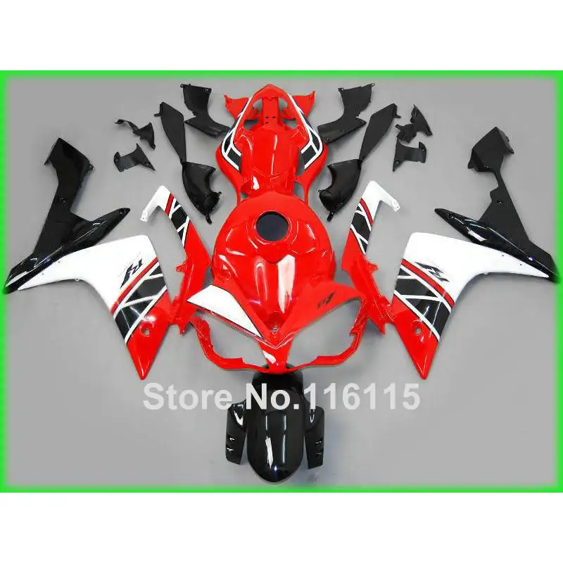 Injection molding fairing kit fit for YAMAHA YZF R1 2007 2008 YZF-R1 07 08 red white black custom fairings set OX76
Injection molding fairing kit fit for YAMAHA YZF R1 2007 2008 YZF-R1 07 08 red white black custom fairings set OX76