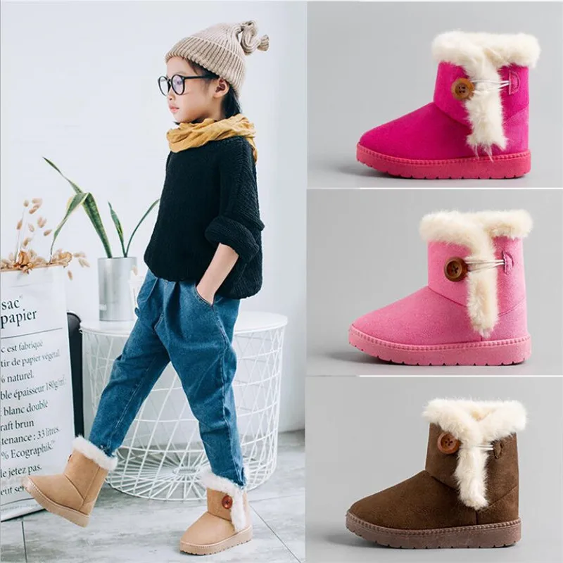 MHYONS 2021 New Winter Children Boots Thick Warm Shoes Cotton-Padded Suede Buckle Boys Girls Boots Boys Snow Boots Kids Shoes B9
MHYONS 2021 New Winter Children Boots Thick Warm Shoes Cotton-Padded Suede Buckle Boys Girls Boots Boys Snow Boots Kids Shoes B9