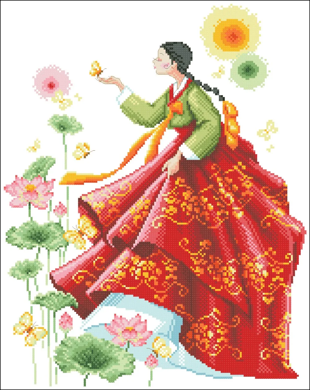 Needlework,DIY Cross Stitch,Sets For Embroidery kits,14CT&16CT&18CT,Korean clothing
Needlework,DIY Cross Stitch,Sets For Embroidery kits,14CT&16CT&18CT,Korean clothing