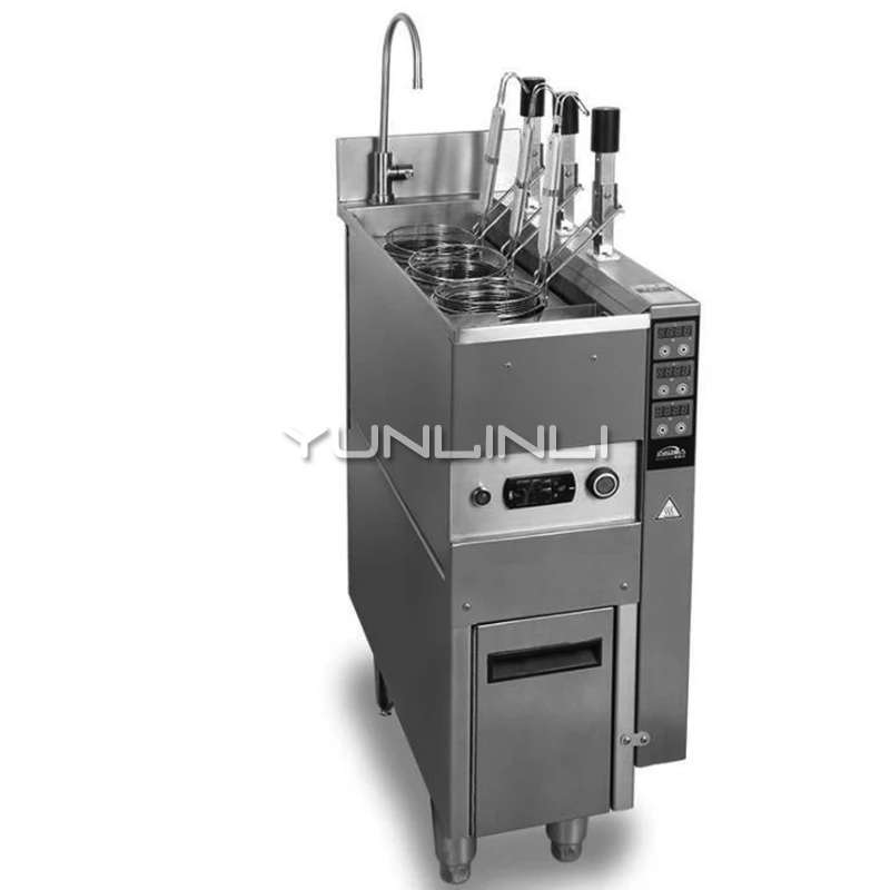 Automatic Pasta Machine Noodle Cooker Stainless Steel Noodle Boiler Commercial Noodle Cooking Machine
Automatic Pasta Machine Noodle Cooker Stainless Steel Noodle Boiler Commercial Noodle Cooking Machine