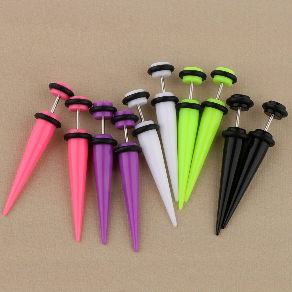 MagiDeal 10 шт 18 г поддельные жевательные ушные конусные носилки затычки растягивающиеся туннели 
MagiDeal 10 шт 18 г поддельные жевательные ушные конусные носилки затычки растягивающиеся туннели