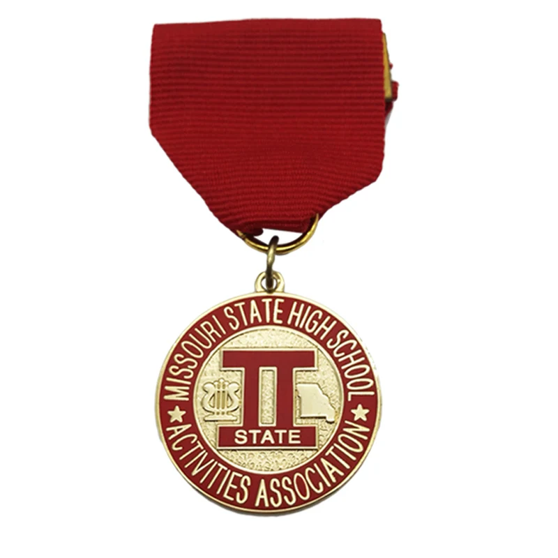 Gold Finish Stamping Brass Custom Souvenir Missouri State High School Medallion for Acticities Association k 200139
Gold Finish Stamping Brass Custom Souvenir Missouri State High School Medallion for Acticities Association k 200139