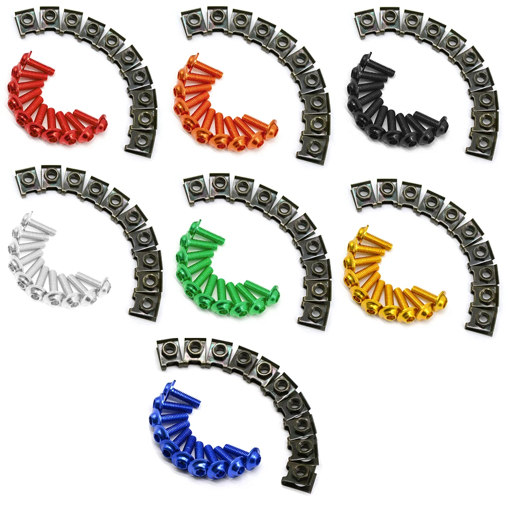 For Yamaha MT125 R6S CANADA/EUROPE/USA VERSION 10 pieces 6mm motorbike screwse body fairing
For Yamaha MT125 R6S CANADA/EUROPE/USA VERSION 10 pieces 6mm motorbike screwse body fairing