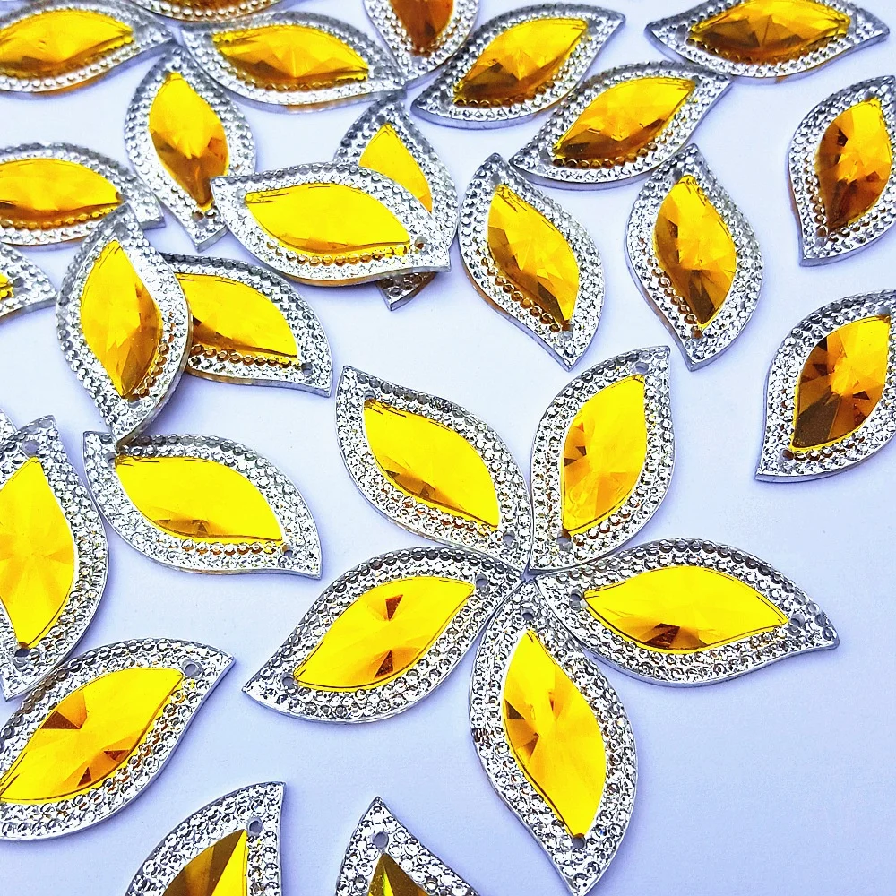 Resin S Shape Yellow Wedding Decorative Loose Beads Sew On Rhinestones Strass for DIY Costume Clothes Dress Decorations 15x30mm
Resin S Shape Yellow Wedding Decorative Loose Beads Sew On Rhinestones Strass for DIY Costume Clothes Dress Decorations 15x30mm