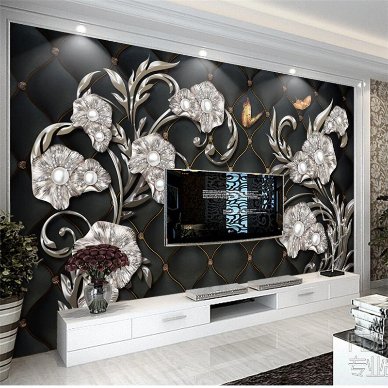 beibehang Custom photo wallpaper 3d high-definition luxury stereo jewelry flowers TV background wall home decoration wallpapers
beibehang Custom photo wallpaper 3d high-definition luxury stereo jewelry flowers TV background wall home decoration wallpapers