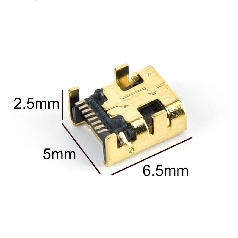 10 шт. Mini USB 8 Pin женский разъем Pcb Smt сварочное со штекера на гнездо P позолоченный