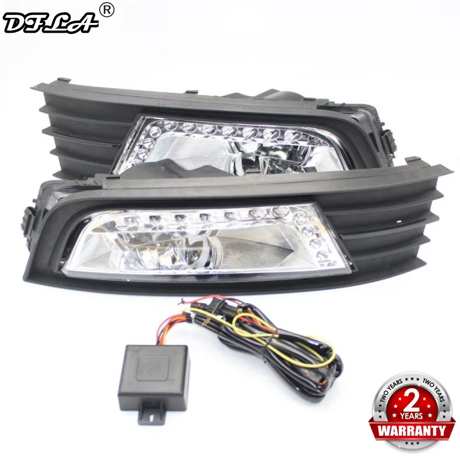 Дневные ходовые огсветильник для Skoda Octavia A7 MK3 2014 2015 2016 2017|daytime running lights|drl daytime