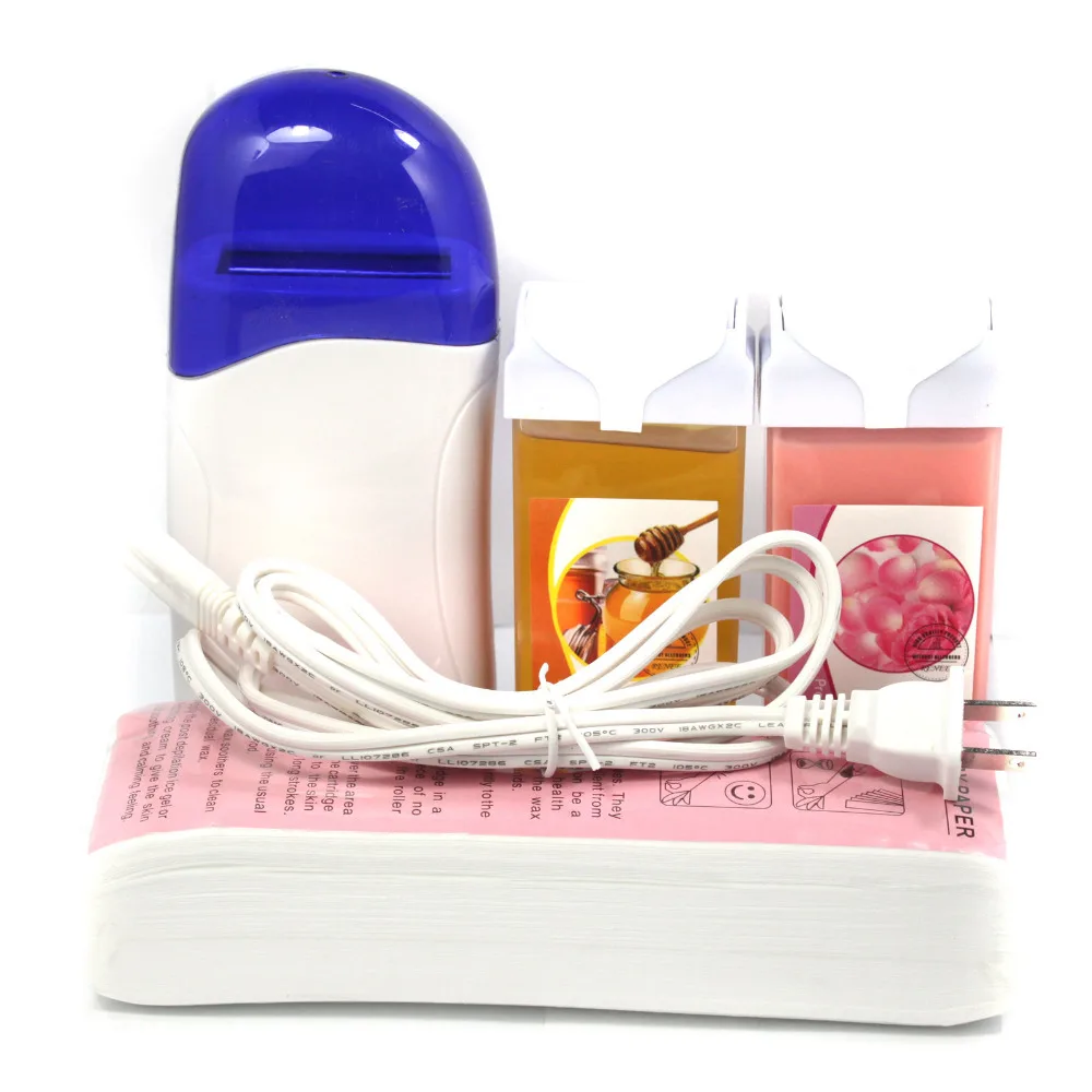 Depilatory Cable Waxing Heater kit with 100pc Wax Paper + 100g Roll On Wax Honey+Rose Hair Removal Tool
Depilatory Cable Waxing Heater kit with 100pc Wax Paper + 100g Roll On Wax Honey+Rose Hair Removal Tool