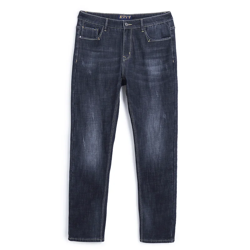 Pioneer Camp winter thick jeans men straight warm fleece inside denim pants male quality heavyweight dark blue ANZ803164
Pioneer Camp winter thick jeans men straight warm fleece inside denim pants male quality heavyweight dark blue ANZ803164