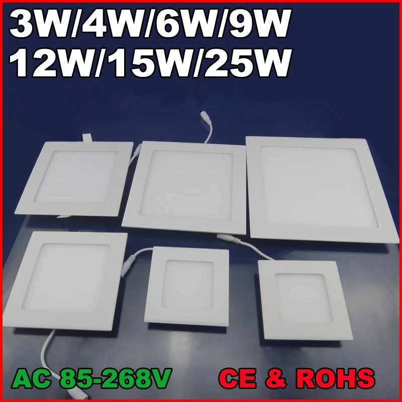 25W Square LED Panel Light Recessed Kitchen Bathroom Ceiling Lamp AC85-265V LED Downlight Warm White/Cool White Free shipping
25W Square LED Panel Light Recessed Kitchen Bathroom Ceiling Lamp AC85-265V LED Downlight Warm White/Cool White Free shipping