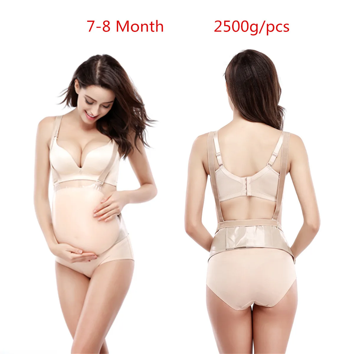 7-8 Month Stage Pregnant Skin Artificial Lifelike Silicone Fake Belly Mother Prenatal Training Props 1850g/pcs
7-8 Month Stage Pregnant Skin Artificial Lifelike Silicone Fake Belly Mother Prenatal Training Props 1850g/pcs
