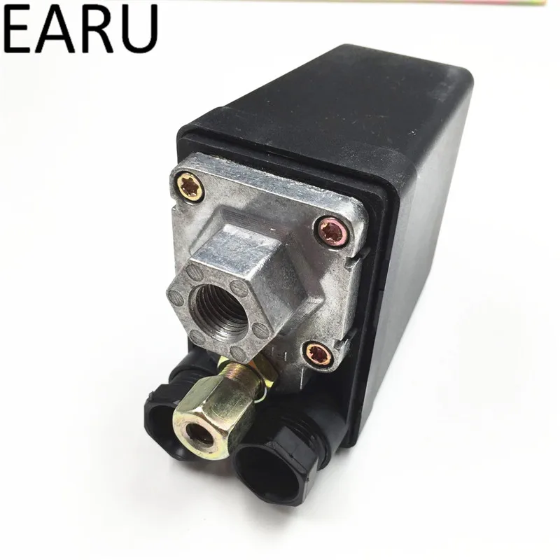 Factory Supplied 240V 15A 175PSI Air Compressor Pressure Control Switch Valve Plastic Shell
Factory Supplied 240V 15A 175PSI Air Compressor Pressure Control Switch Valve Plastic Shell