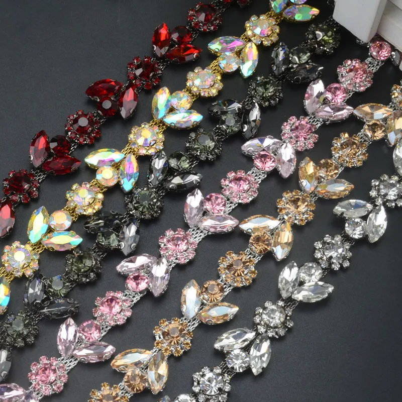 Rhinestone Claw Chain Plum Diamond Trim Clothing Horse Eye Crystal Cup Chain All-Match DIY Accessories Sew On Bags Shoes Hats
Rhinestone Claw Chain Plum Diamond Trim Clothing Horse Eye Crystal Cup Chain All-Match DIY Accessories Sew On Bags Shoes Hats