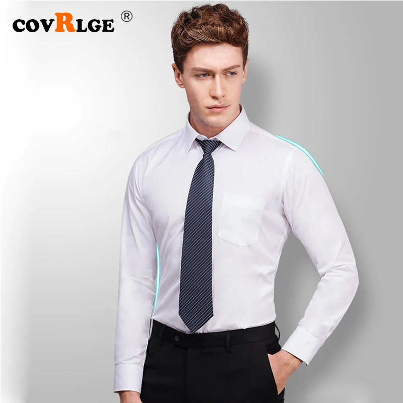 Covrlge Mens Long Sleeve Shirt Dress Up Professional Shirt Long Sleeve Mens Slim Fit Shirt Solid Color Men Business Shirt MCL221
Covrlge Mens Long Sleeve Shirt Dress Up Professional Shirt Long Sleeve Mens Slim Fit Shirt Solid Color Men Business Shirt MCL221
