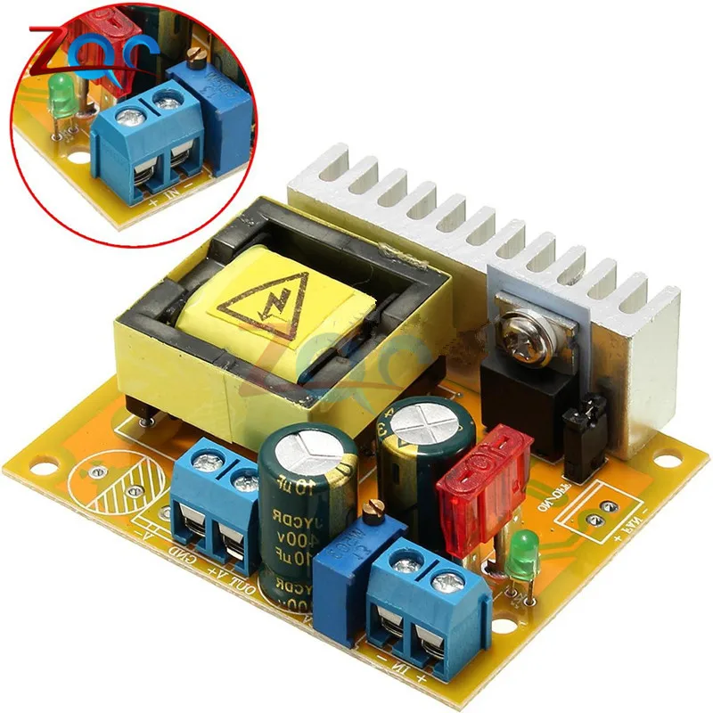 Фото DC 8 ~ 32V до 45 390V высоковольтный повышающий преобразователь ZVS Повышающий Модуль|dc-dc