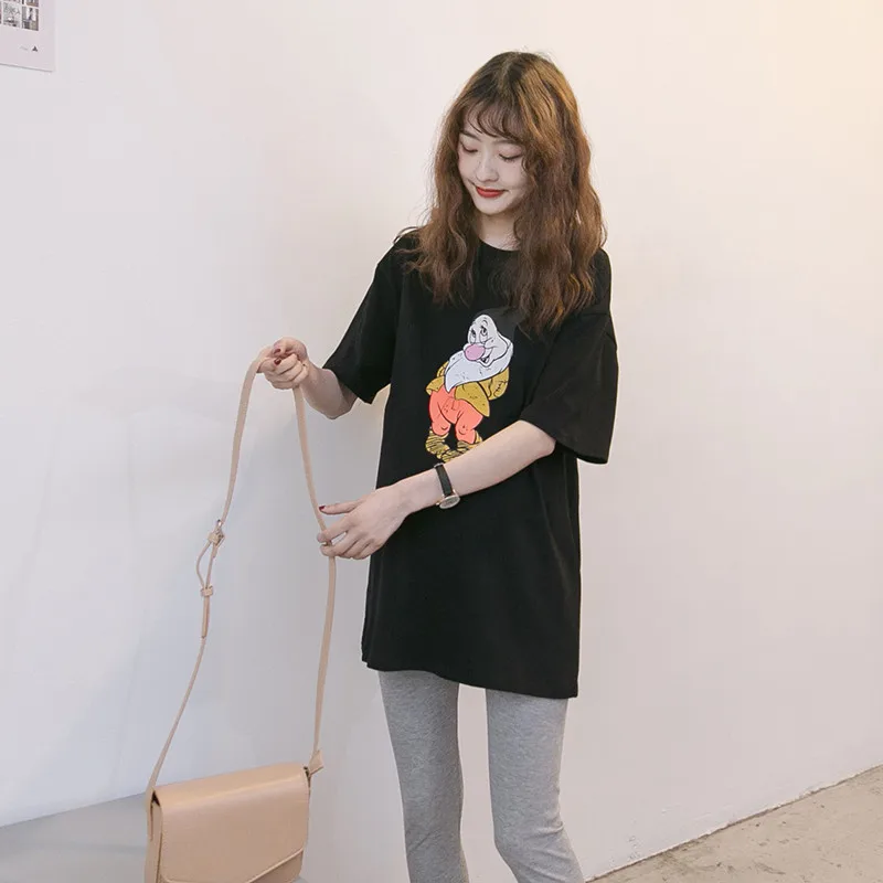 Summer New Maternity Cartoon Long T-Shirt Short Sleeve 100% Cotton TShirt Pregnancy Loose Fashion Pregnant Women Lovely Clothes
Summer New Maternity Cartoon Long T-Shirt Short Sleeve 100% Cotton TShirt Pregnancy Loose Fashion Pregnant Women Lovely Clothes