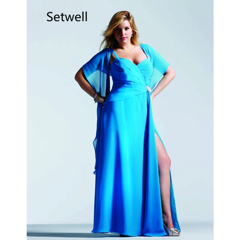 Setwell 2017 Light Blue Chiffon Prom Dresses Sexy V-Neck Side Split Evening Dress Custom Made Plus Size Formal Party Gowns
Setwell 2017 Light Blue Chiffon Prom Dresses Sexy V-Neck Side Split Evening Dress Custom Made Plus Size Formal Party Gowns