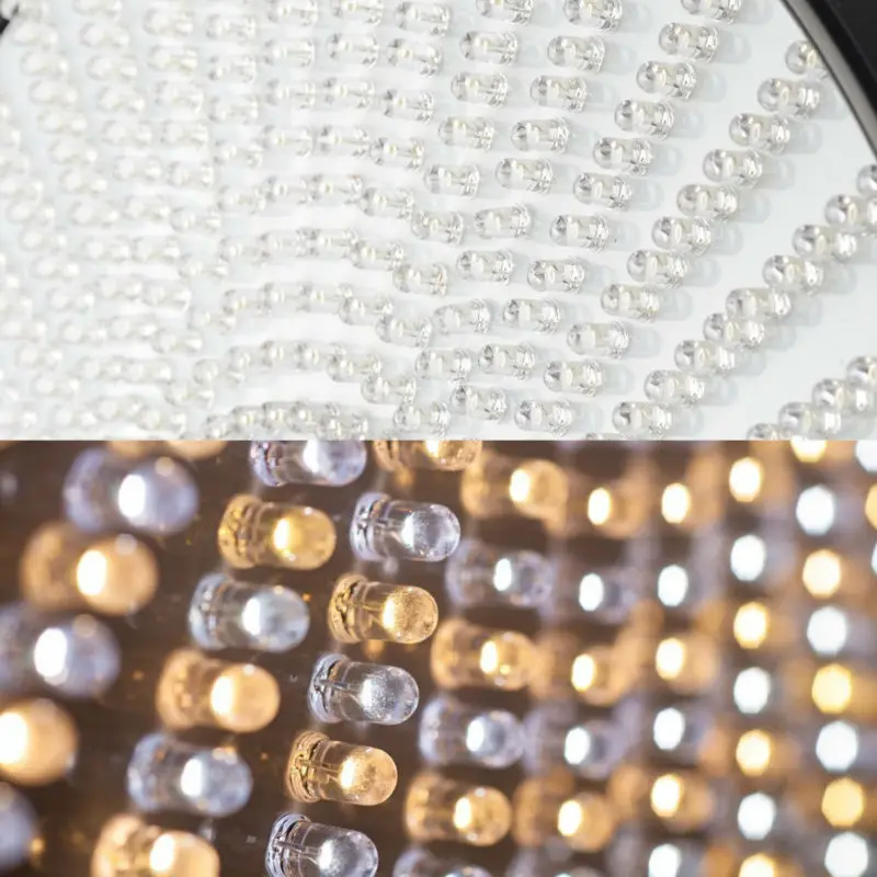 40W 620 LED Professional DVR-630DVC LED Ring Light Lamp Dimmable 3000K / 7000K Color Temperature Adjustable Led Video Light
40W 620 LED Professional DVR-630DVC LED Ring Light Lamp Dimmable 3000K / 7000K Color Temperature Adjustable Led Video Light