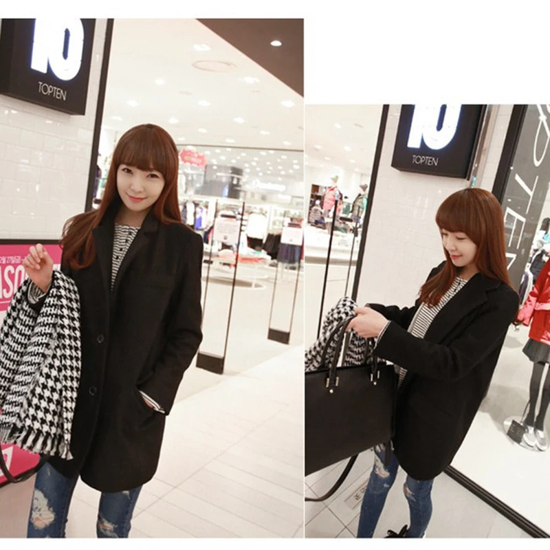 Winter Women Wool Coat women fashion slim woolen trench coat lady casual woolen long style coat Plus Size Ladies Woolen Jacket
Winter Women Wool Coat women fashion slim woolen trench coat lady casual woolen long style coat Plus Size Ladies Woolen Jacket