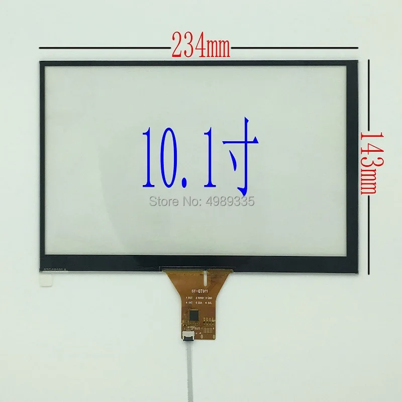 10.1" capacitive touch screen 234X143mm IIC6P interface for Android Raspberry pie WIN7 8 10 system
10.1" capacitive touch screen 234X143mm IIC6P interface for Android Raspberry pie WIN7 8 10 system