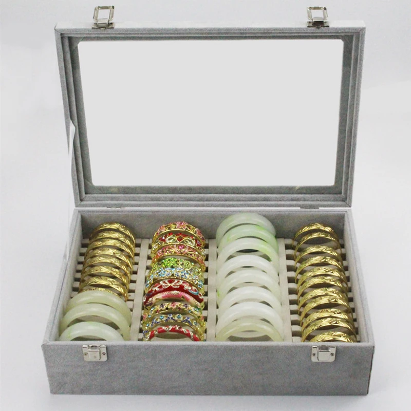 Bracelet Storage Box Hand Jade Bracelet Receive Show Gold And Silver Jewelry Box Jewelry Box Glass With Cover
Bracelet Storage Box Hand Jade Bracelet Receive Show Gold And Silver Jewelry Box Jewelry Box Glass With Cover