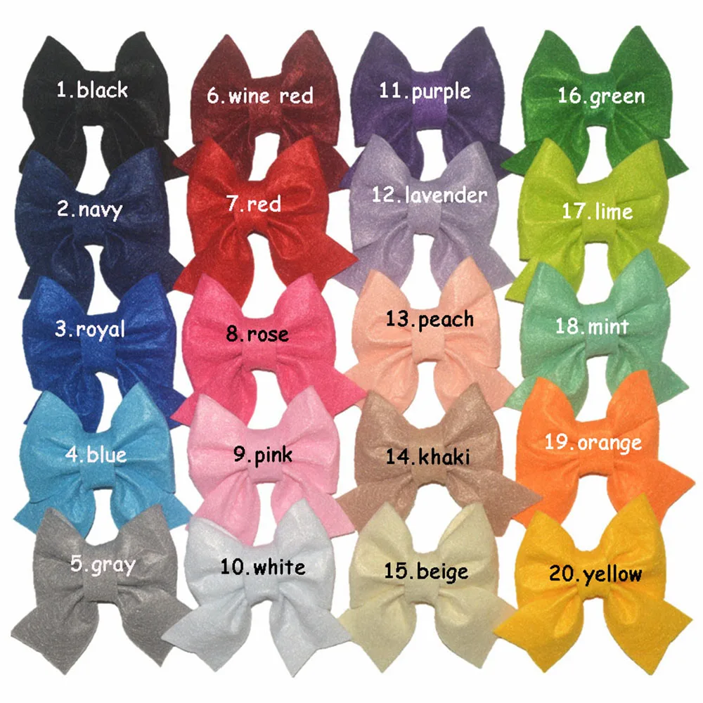 25 pcs/lot , 8cm Non-woven bow with clip for headwear headband apparel accessories
25 pcs/lot , 8cm Non-woven bow with clip for headwear headband apparel accessories