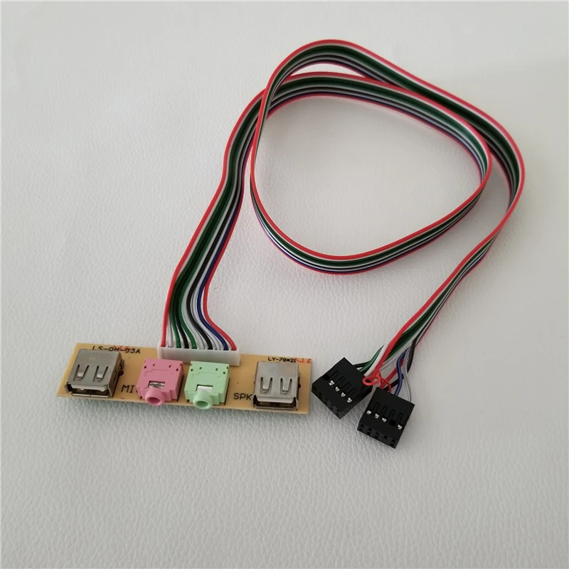 Новый Настольный компьютер шасси панель кабель 78 см Передняя USB аудио адаптер панель Ling
Новый Настольный компьютер шасси панель кабель 78 см Передняя USB аудио адаптер панель Ling