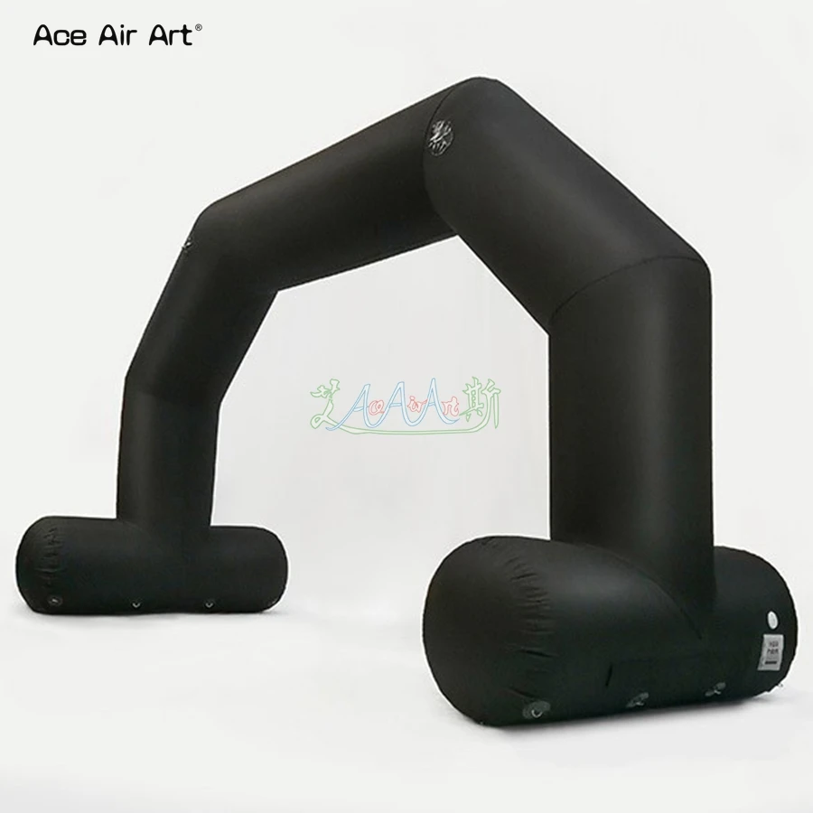 Various size full black inflatable race arch,Free stands inflating archway with tubes for kids and adults' sport event 
Various size full black inflatable race arch,Free stands inflating archway with tubes for kids and adults' sport event